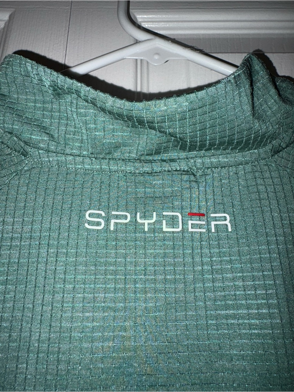 Spyder Men's Green Zip Pullover - Picture 5 of 6